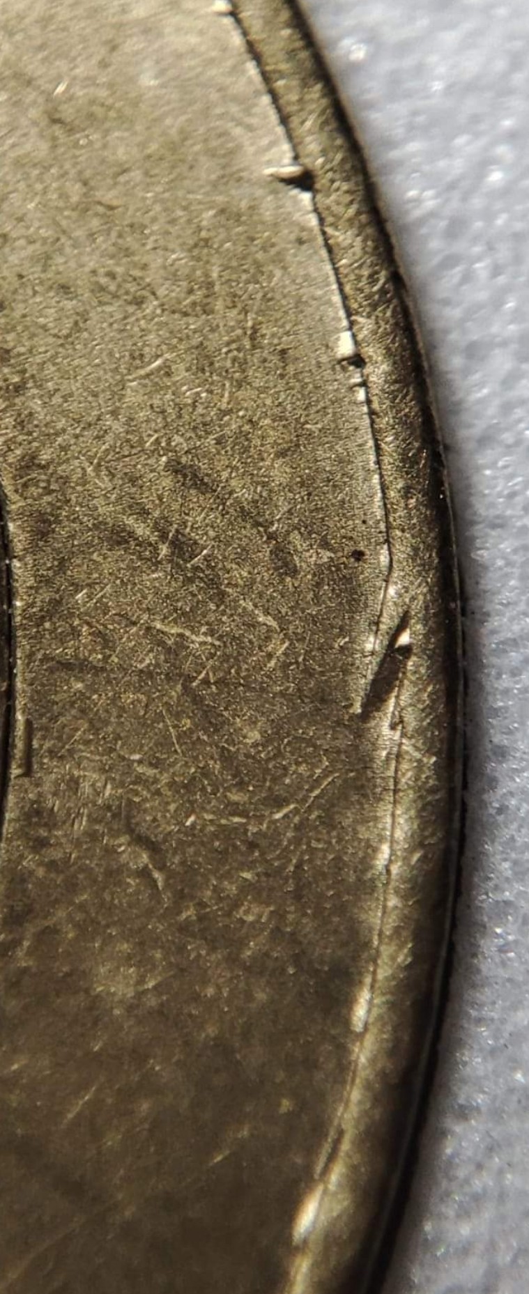 Essai-De-Frappe---Coin-Pattern---France--Die-Dent-